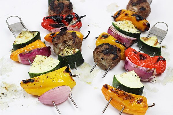 These Monterrey Jack Stuffed Meatballs are a quick and tasty recipe that's perfect for summer dinner on the grill!