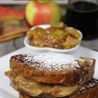Apple Pie Stuffed French Toast
