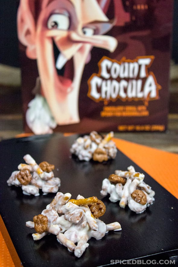 EASY HALLOWEEN TREAT IDEA!! Count Chocula Cereal Clusters