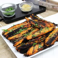Cilantro-Lime Grilled Sweet Potatoes