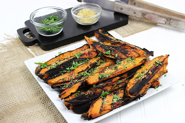 Cilantro-Lime Grilled Sweet Potatoes