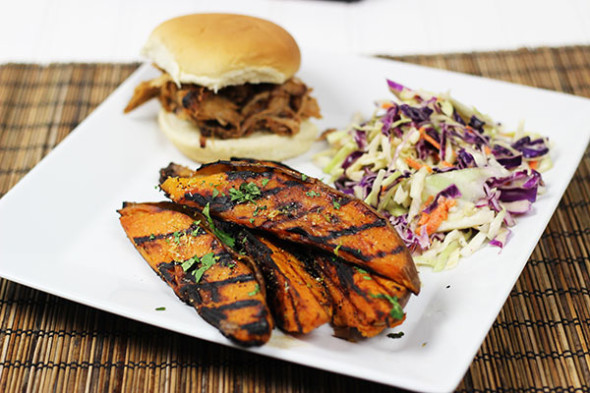Cilantro-Lime Grilled Sweet Potatoes