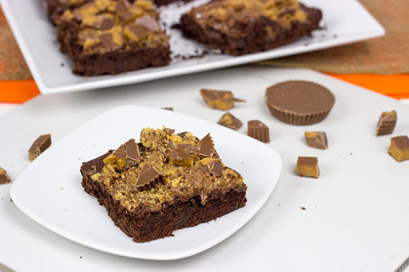 Easy Peanut Butter Cup Brownies