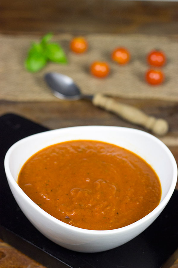 Homemade Tomato Basil Bisque