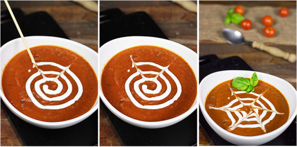 Homemade Tomato Basil Bisque