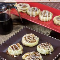 Easy Maple Pecan Cinnamon Rolls