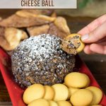 Chocolate Peanut Butter Cheese Ball #shop #HolidayAdvantEdge and #cbias