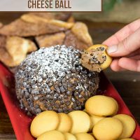 Chocolate Peanut Butter Cheese Ball #shop #HolidayAdvantEdge and #cbias