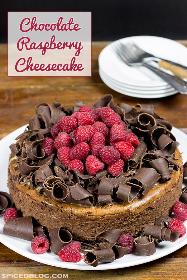 Triple Chocolate Cheesecake with Oreo Crust