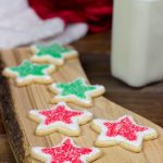 Classic Christmas Cookies: Thin butter cookie topped with icing and festive decorations