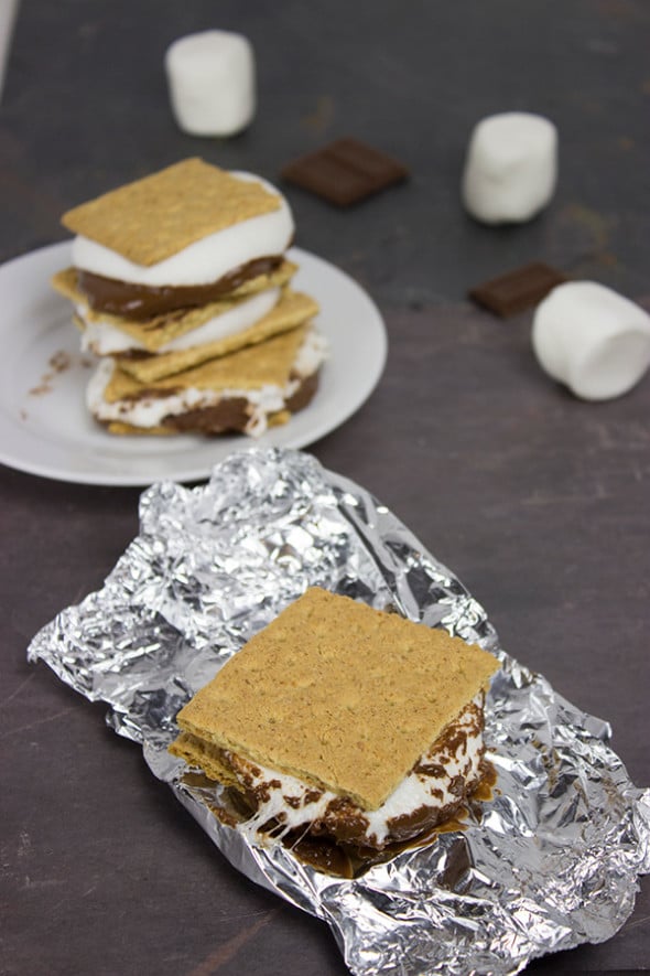 Grilled S'mores | Spicedblog.com
