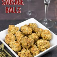 Spicy Sausage & Cheese Balls: An easy and delicious appetizer for your holiday parties!