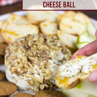 Toasted Walnut Blue Cheese Ball #shop #HolidayAdvantEdge and #cbias