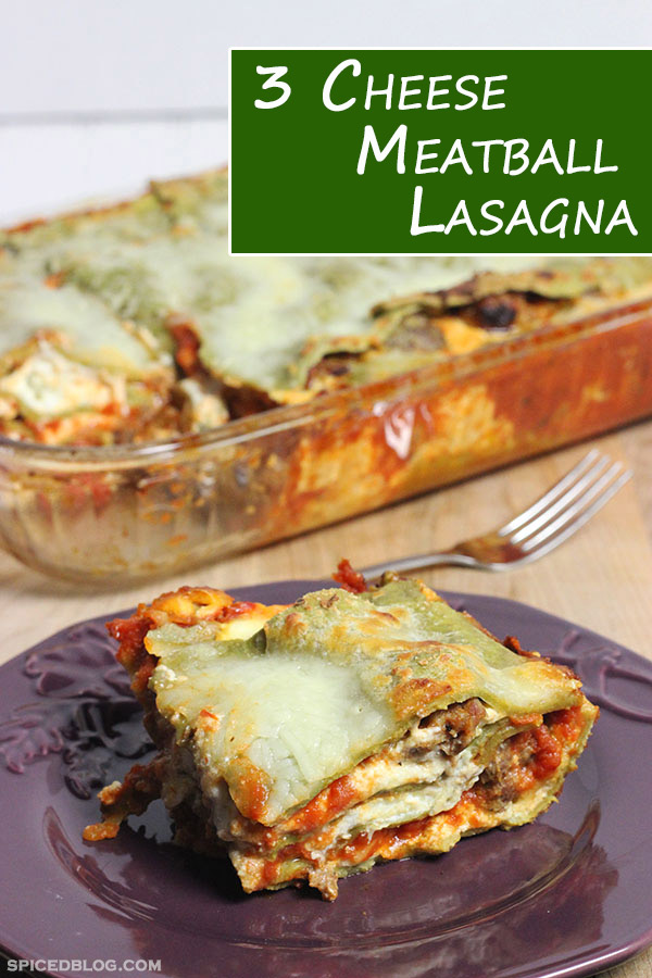 3 Cheese Meatball Lasagna