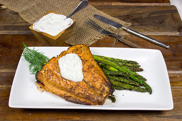 Cedar Plank Grilled Salmon