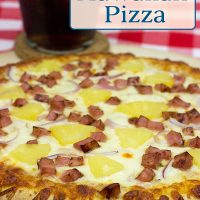 Easy Hawaiian Pizza using DiGiorno #GameTimeGoodies, #shop, #cbias