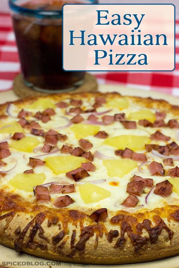 Easy Hawaiian Pizza using DiGiorno #GameTimeGoodies, #shop, #cbias