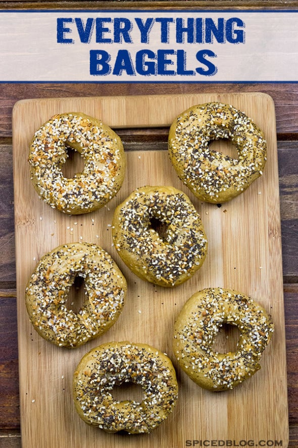 Homemade Everything Bagels | Spicedblog.com
