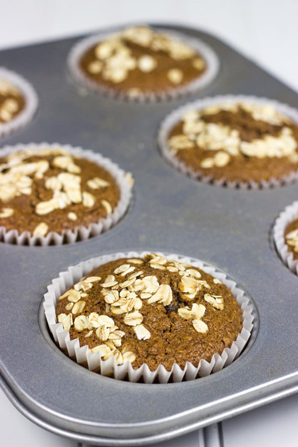 Oat Bran Muffins | Spicedblog.com