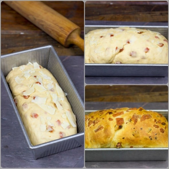 Homemade Pepperoni Bread: This loaf-style Pepperoni Bread is easy and packed with flavor...and perfect for grilled cheese sandwiches!