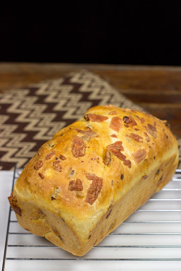 Homemade Pepperoni Bread: This loaf-style Pepperoni Bread is easy and packed with flavor...and perfect for grilled cheese sandwiches!