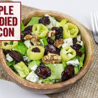Salad with Maple Candied Bacon