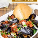 Steamed Mussels with Tomato and Garlic