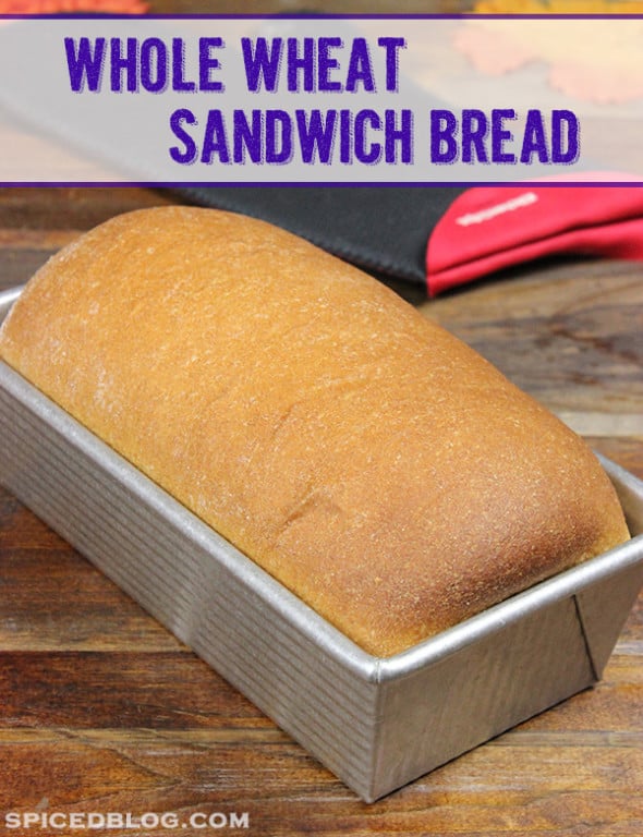 Whole Wheat Sandwich Bread