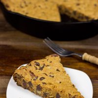 Cast Iron Skillet Chocolate Chip Cookie
