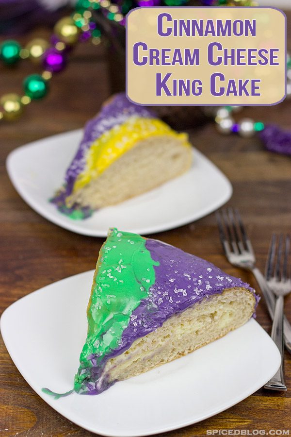 Cinnamon Cream Cheese King Cake