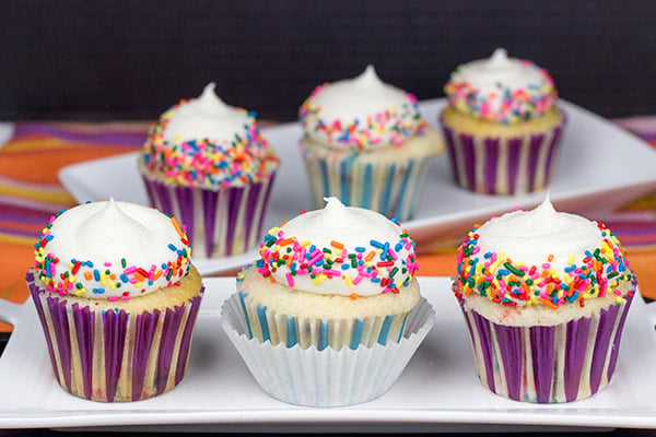 Homemade Funfetti Cupcakes | Spicedblog.com
