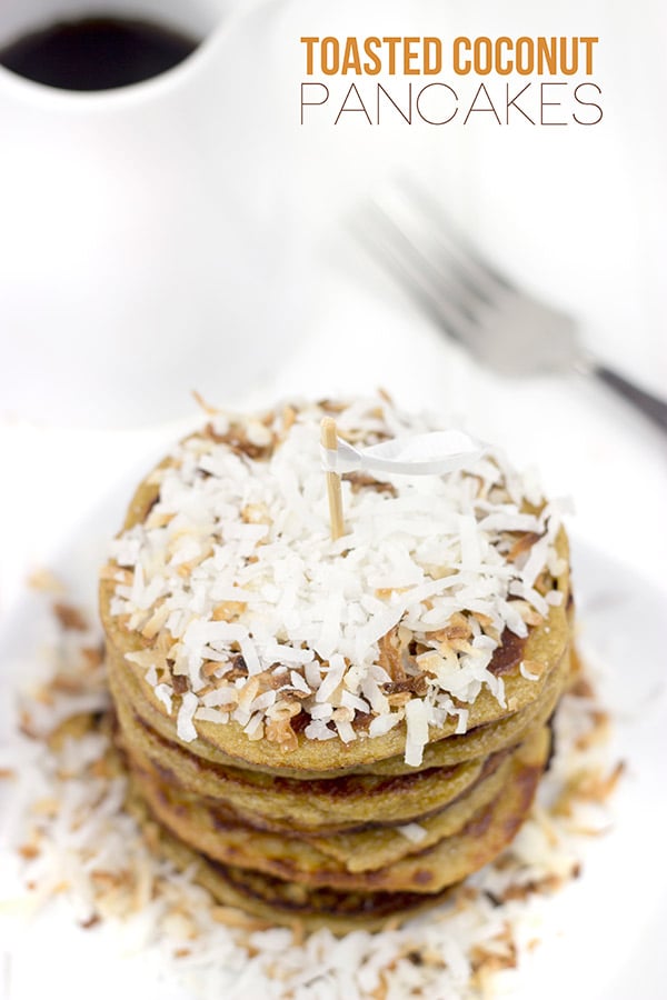 Gluten-Free Toasted Coconut Pancakes