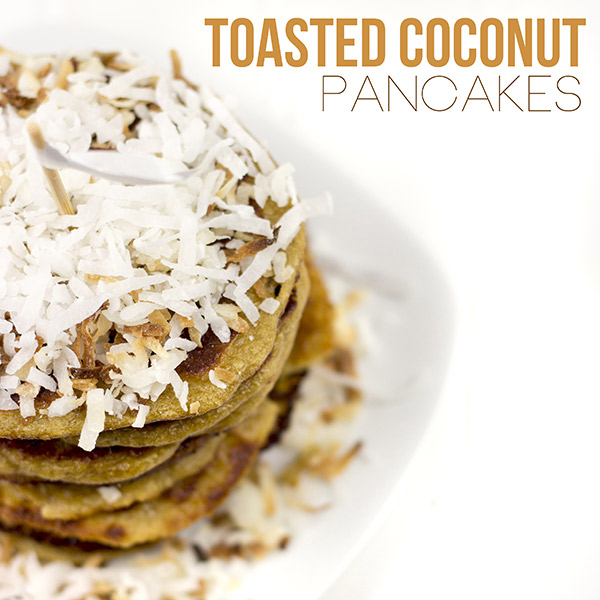 Gluten-Free Toasted Coconut Pancakes