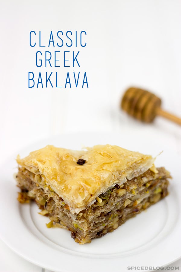 Traditional Greek Baklava | Spicedblog.com