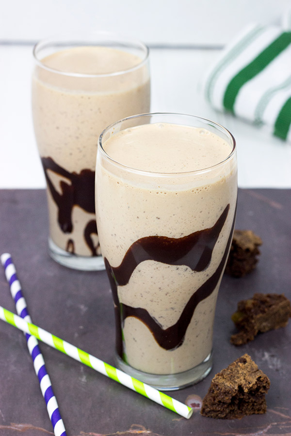 Irish Cream Brownie Milkshake