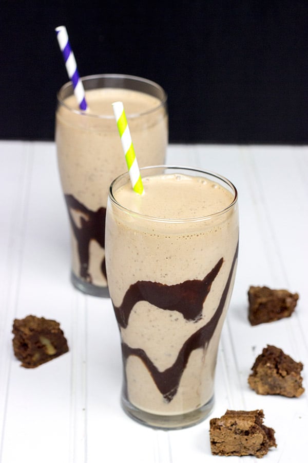 Irish Cream Brownie Milkshake