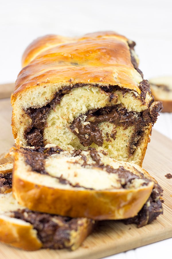 Chocolate Hazelnut Babka | Spicedblog.com