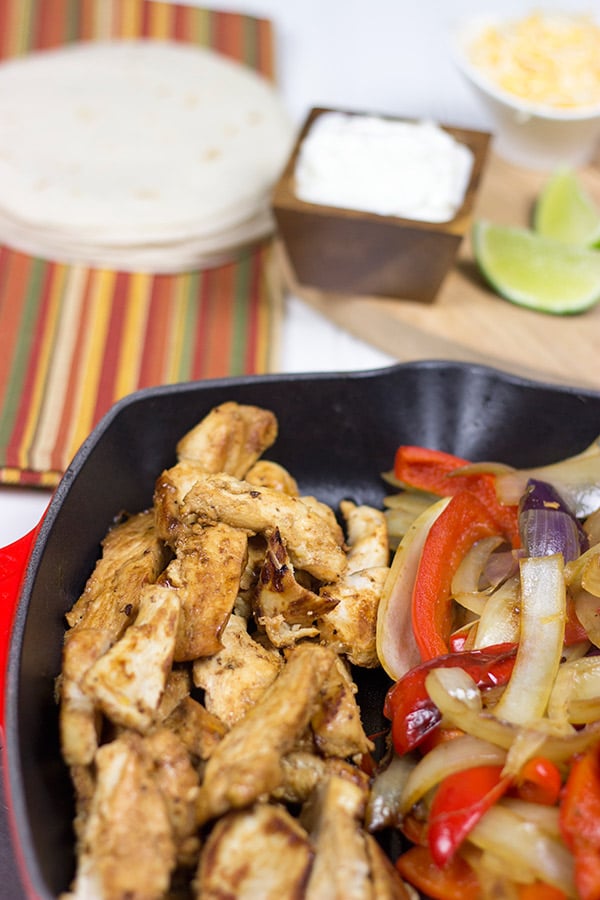 Copycat Chili's Chicken Fajitas