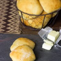 A basket of these warm Easy Yeast Rolls is the perfect addition to any dinner table!