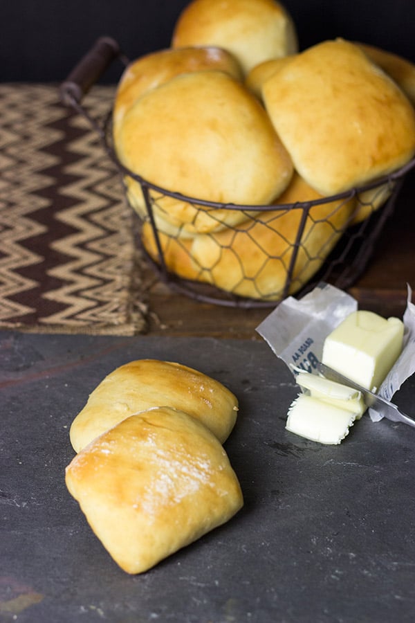 A basket of these warm Easy Yeast Rolls is the perfect addition to any dinner table!
