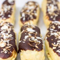 Java Coconut Eclairs