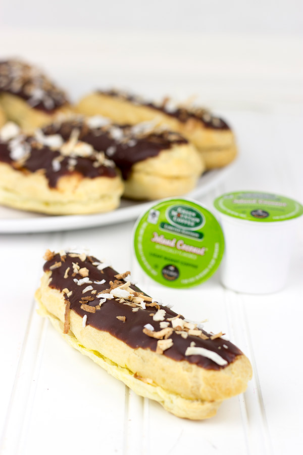 Java Coconut Eclairs