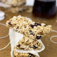 Maple Pecan Coconut Granola Bars