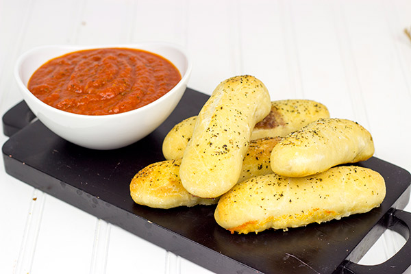 Mozzarella-Stuffed Italian Breadsticks