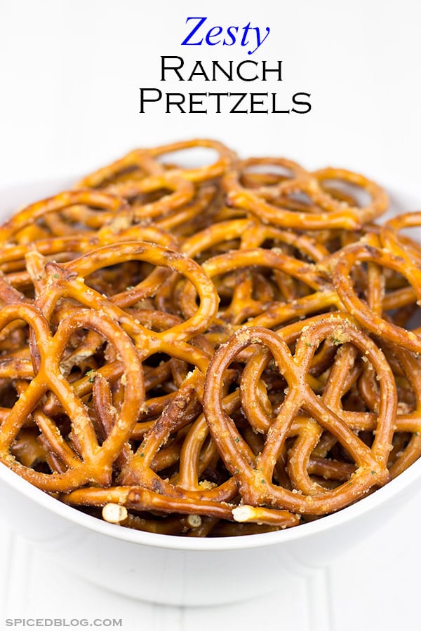 Zesty Ranch Pretzels--Warning: These are really, really addicting!!