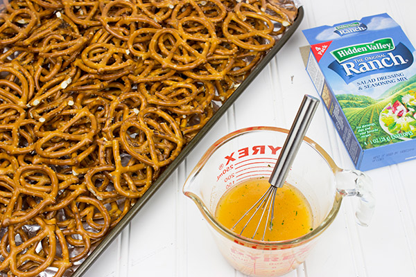 Zesty Ranch Pretzels--Warning: These are really, really addicting!!