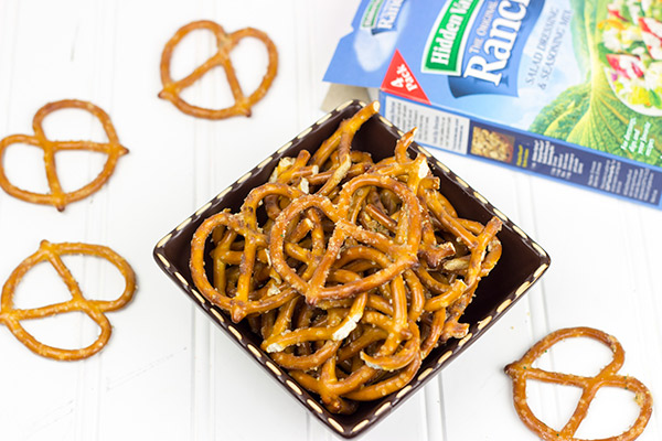 Zesty Ranch Pretzels--Warning: These are really, really addicting!!