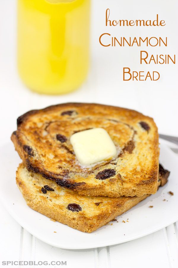 Homemade Cinnamon Raisin Bread