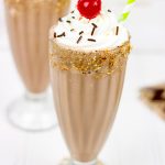 Classic Chocolate Malted Milkshake: PERFECT FOR FATHER'S DAY!