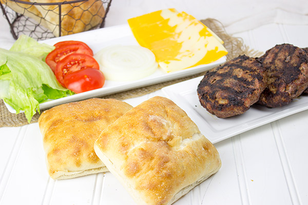 Ciabatta Bacon Cheeseburger | #SayCheeseburger #SoFabCon14